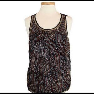 Patterson J Kincaid beaded top